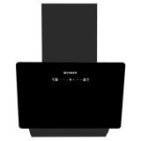 Faber 60cm 1400 m³/hr Vertical Wall Mounted Chimney|Filterless|Two Way Suction|AutoClean|8 Yr on Motor & 2 Yr Comprehensive Warranty by Faber|Touch&Gesture Control|Hood Mojito IN HC SC FL BK 60,Black