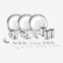 Ratan Plastics 3 Pieces Bathroom Set 1 Frosty Bucket 16L + 1 Frosty Mug 1000ml + Nova Patla 107 Bubble Print – Pink, Standard (ECCPL980043-001)