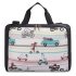Protecta The Professional Office Laptop Bag Briefcase for Unisex Fits Laptops with Screen Size Up to 15.6 Inch – Ideal for Office & Work – Elephants Print, White