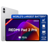 Redmi Pad 2 Pro, 12.1-inch (30.73 CM), LCD Display – 2.5K Sharp & Clear, 8GB RAM, 128GB ROM, Wi-Fi, Quad Speakers, Dolby Atmos, Quick Silver, AI Enabled