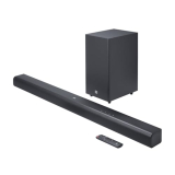 JBL Cinema SB590 Deep Bass, Dolby Atmos Soundbar with Wireless Subwoofer for Extra Deep Bass, 3.1 Channel, Center channel for superior voice clarity, HDMI eARC, Bluetooth & Optical Connectivity (440W)