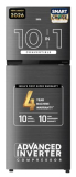 IFB Smart Choice 241L 3Star 10 in 1 Convertible,Advanced Inverter Frost-Free Double Door Refrigerator with 30 Hrs Cooling Retention,Freezer LED &4 Year Super Warranty (2026,IFBFF-291CYOSETM,Onyx Grey)
