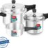 Greenchef Coral Combo 5 L, 3 L, 2 L Outer Lid Pressure Cooker(Aluminium)
