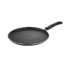Attro Non-Stick Aluminium Gas Compatible Grill Pan, 24 Cm, Spatter Finish, Marble Grey