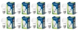 Crompton Dyna Ray 9W Round B22 Led Cool Day Light Pack Of 10