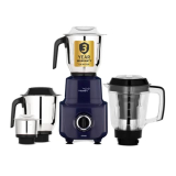 V-Guard Citius 750 Watt Juicer Mixer Grinder (New Launch) | 3-Year Motor Coverage | 4 Jars | Juicer, Wet, Chutney & Dry | Sturdy Juicer Jar With Quadraflow Design | SS Blades | Blue