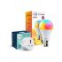 pTron Newly Launched Fusion Tunes 10W Mini Bluetooth Speaker with Wireless Karaoke Mic, 8Hrs Playtime, Vivid RGB Lights, Voice Effects, Multi-Play Modes BT5.1/TF Card & Type-C Charging Port (Black)