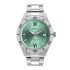 TIMEX Analog Watch for Men with Light Green Dial & Black Stainless Steel Bracelet Band – Water Resistant Men’s Wrist Watches -TWEG296SMU07
