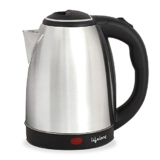Lifelong Llek15 Electric Kettle 1.5L With Stainless Steel Body, Easy And Fast Boiling Of Water For Instant Noodles, Soup, Tea Etc. (1 Year Warranty, Silver)
