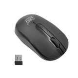 Zinq Technologies 818W 2.4 Ghz Wireless Mouse With 1600Dpi For Laptop And Desktop With 2Xaaa Duracell Batteries Included (Black) – Usb