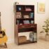 @Home By Nilkamal Marbito Engineered Wood Queen Bed With Headboard & Box Storage (White)