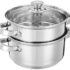 Amazon Brand – Solimo Non-Stick Aluminium Saucepan With 2-Way Non-Stick Coating (16 Cm, 2Mm Thickness)