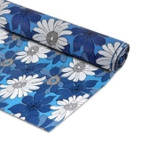 Amazon Brand – Solimo Pvc Wardrobe And Kitchen Cupboard Cum Shelf Mat Liner, Floral, 10 Meters, Blue, Polyvinyl Chloride