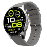 Fire-Boltt Invincible Plus 1.43″ Amoled Display Smartwatch With Bluetooth Calling, Tws Connection, 300+ Sports Modes, 110 In-Built Watch Faces, 4Gb Storage & Ai Voice Assistant (Silver)