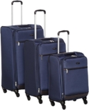 Amazonbasics Polycarbonate Hard 76 Cms Suitcase(N991_Navy Blue)