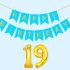 Mystic Toy Store 27th Happy Birthday Decoration Kit Light Pink for 27 year Old Boys Girls Men with Number Twenty-seven Party Decorations Decor Celebration Items Item Set Combo Reusable Paper Banner