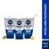 Cello Petal Bathroom Set | Sturdy and Durable | Lightweight and Rigid | Easy to Clean and Attractive Design | Small Set of 3,Transparent