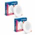 Larah by BOROSIL Sage 6 Pcs Opalware Plate Set (Dia – 10 inch), White