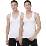 Levi’S Men’S Cotton Style #012 Classic Regular Fit Solid Vest (Pack Of 2) (#012-Vest-Wht- White P2_M)