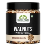 Nature Prime 100% Natural And Premium Dried California Walnut Without Shell Akhrot Giri Sabut Whole Akrot Giri Low Calorie Nut | 0G Trans Fat & Cholesterol Free (400 Gram)