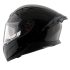 Axor Apex Solid ISI ECE DOT Certified Matt Black Full Face Dual Visor Helmet for Men and Women with Pinlock Fitted Outer Clear Visor and Inner Smoke Sun Visor Dull Black(L)