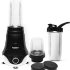 Flipkart SmartBuy Premium Quality Oval Round Shape water bottle set of fridge 1020 ml Bottle(Pack of 6, Black, PET)