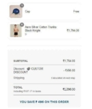 XYXX Loot (Premium Brand) : Buy 6 Briefs at Rs.1298 + FREE Cap worth Rs.799Just add Any 6 products to Cart & Go to the Payment Page. The price will be ₹1298 (No need to apply any Code)