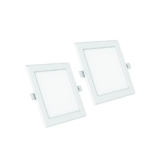 Polycab 12W Led Panel Light Scintillate Edge Slim Square Smart Offers Bright Lumination Long Lifespan No Harmful Radiation (Cool White, 6500K, 2 Pcs, Cut Out: 5.9 Inches)