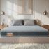 Centuary Mattresses Sleepables |10 Years Warranty | 8-Inch Queen Size Ortho Pocketed Zero Partner Disturbance Plush Quilted Rolled Packed Pocket Spring Mattress (72x60x8)