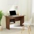 Amazon Brand – Solimo Altamore Engineered Wood Study Table and Office Desk with Drawer and 2 Shelves (Walnut Finish)