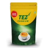 Tez Tea Premium Assam Black Loose Ctc Leaf Tea, 1 Kg Pouch – Strong, Aromatic & Rich | Black Assam Ctc Leaf Tea | Premium Kadak Chai Patti