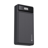 Portronics Luxcell B 20K Advanced 20000 mAh Power Bank with 22.5W Max Output, LED Battery Display, 22.5w Mach USB-A, 20w Type C PD Output, Type C Input, Wake Up Button, Black